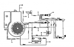 Ersatzteile Columbia Rasentraktoren 8/760 HA Typ: 131-510C  (1991) Schaltplan Vanguard