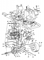 Ersatzteile Raiffeisen Rasentraktoren 8/76 Typ: 130-510C628 (1990) Fahrantrieb, Räder