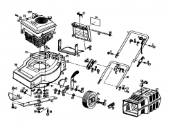 Ersatzteile Gutbrod Motormäher Turbo SBS Typ: 02670.02 (1990) Grundgerät