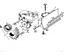 Ersatzteile Gutbrod Schneeräumer SR 800 E Typ: 02888.06  (1990) Grundgerät