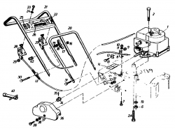 Ersatzteile Gutbrod Schneeräumer SR 800 E Typ: 02888.06  (1990) Holm