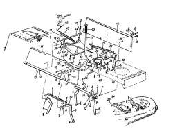 Ersatzteile Columbia Rasentraktoren 112/960 N Typ: 131-650F626 (1991) Mähwerksaushebung