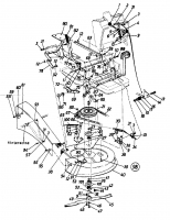 Ersatzteile Columbia Rasentraktoren RD 11/660 Typ: 132-5240 (1992) Mähwerk 26"/66cm