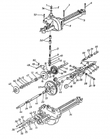 Ersatzteile Columbia Rasentraktoren 8/760 HA Typ: 131-510C  (1991) Getriebe
