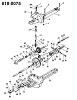 Ersatzteile Raiffeisen Rasentraktoren 8/76 HA Typ: 132-510C628  (1992) Getriebe