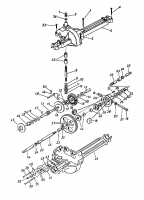 Ersatzteile Columbia Rasentraktoren 8/760 HA Typ: 131-510C  (1991) Getriebe