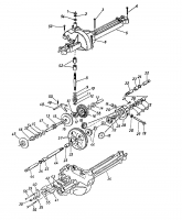 Ersatzteile MTD Rasentraktor 11/81 Typ: 131-332D  (1991) Getriebe 