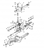 Ersatzteile MTD Rasentraktor 11/81 Typ: 131-332D  (1991) Getriebe 