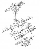 Ersatzteile Super Gartentraktoren Super 18-117 N Typ: 141-849H  (1991) Getriebe