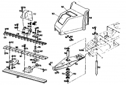 Ersatzteile Gutbrod Balkenmäher BM 710 Typ: 07515.03  (1991) Mähbalken