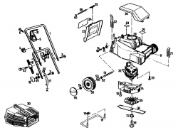 Ersatzteile Verts Loisirs Elektromäher Loisirs 32 E Typ: 02845.09  (1991) Grundgerät