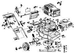 Ersatzteile Golf Motormäher 245 HL 4 Typ: 02874.09  (1991) Grundgerät