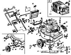 Ersatzteile Golf Motormäher Golf HBL Typ: 02880.04 (1991) Grundgerät