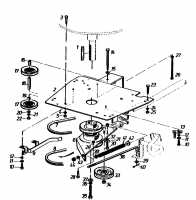 Ersatzteile Gutbrod Rasentraktoren Sprint 1000 E Typ: 02840.04  (1991) Fahrantrieb, Mähantrieb