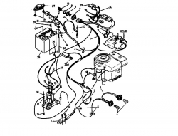 Ersatzteile Golf Rasentraktoren SPIDER 270 SD 4 Typ: 04015.08  (1992) Elektroteile