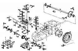 Ersatzteile Gutbrod Balkenmäher BM 710 Typ: 07515.03  (1992) Getriebe, Räder