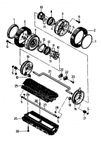 Ersatzteile Gutbrod Handkehrmaschinen B 77 Typ: 02067.03  (1992) Kehrwalze