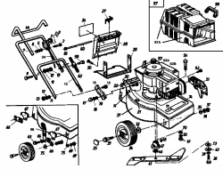 Ersatzteile Golf Motormäher Golf HBL Typ: 02880.04  (1992) Grundgerät
