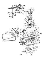 Ersatzteile Columbia Rasentraktoren B 560 C Typ: 134B560C626  (1994) Mähwerk C (30/76cm)