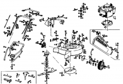 Ersatzteile Gutbrod Motormäher mit Antrieb MS 482 PR Typ: 04016.03  (1992) Grundgerät