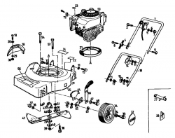 Ersatzteile Gutbrod Motormäher Turbo SBS Typ: 02670.02 (1992) Grundgerät