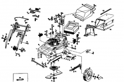 Ersatzteile Gutbrod Elektromäher MHE 400 Typ: 04019.01  (1992) Grundgerät