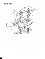 Ersatzteile MTD Rasentraktor 12/91 Typ: 133I470E653  (1993) Mähwerk E (36/91cm) Seitenauswurf 