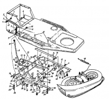 Ersatzteile Mastercut Rasentraktoren 12/91 Typ: 132-450E657  (1992) Mähwerksaushebung