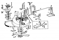 Ersatzteile Gutbrod Rasentraktoren Sprint 1000 E Typ: 02840.07  (1992) Mähwerk 66cm