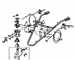 Ersatzteile Gutbrod Balkenmäher BM 100-2/G Typ: 07507.01  (1992) Holm