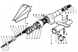 Ersatzteile Gutbrod Balkenmäher BM 110 Typ: 07517.01  (1992) Mähantrieb