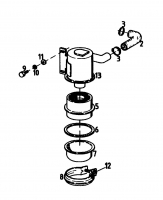 Ersatzteile Gutbrod Balkenmäher BM 100-2/G Typ: 07507.01  (1992) Luftfilter
