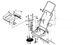 Ersatzteile Gutbrod Handkehrmaschinen B 55 Typ: 02067.04  (1993) Holm