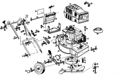 Ersatzteile Golf Motormäher 345 HL 4 Typ: 02842.05  (1993) Grundgerät