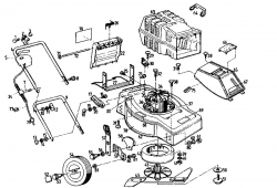 Ersatzteile Golf Elektromäher 345 HLE Typ: 02841.06  (1993) Grundgerät