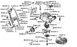 Ersatzteile Golf Elektromäher 132 HE Typ: 02810.01  (1993) Grundgerät