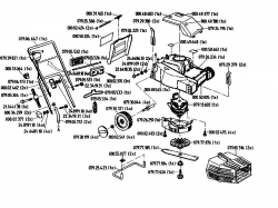 Ersatzteile Gutbrod Elektromäher HE 32 Typ: 02810.03  (1993) Grundgerät
