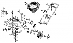 Ersatzteile Gutbrod Motormäher Turbo SBS-48 Typ: 02670.03  (1993) Grundgerät