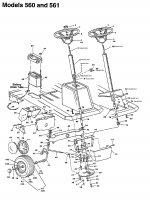 Ersatzteile Raiffeisen Rasentraktoren 10/76 HN Typ: 134B560C628  (1994) Vorderachse