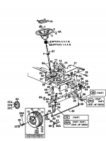 Ersatzteile MTD Rasentraktor 11/30 Typ: 133C679C600  (1993) Vorderachse 