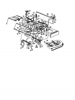 Ersatzteile MTD Rasentraktor 11/30 Typ: 133C679C600  (1993) Mähwerksaushebung 