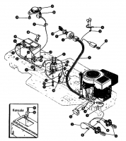 Ersatzteile Gutbrod Rasentraktoren RSB 80-12 Typ: 00097.07  (1994) Elektroteile