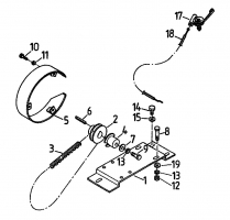 Ersatzteile Gutbrod Balkenmäher BM 107 Typ: 07517.03  (1994) Fahrantrieb