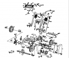 Ersatzteile Gutbrod Motorvertikutierer MV 504 Typ: 00053.05  (1994) Grundgerät