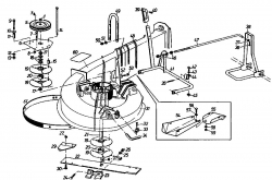 Ersatzteile Gutbrod Rasentraktoren Sprint 1002 E Typ: 02840.08  (1994) Mähwerk 66cm