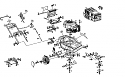 Ersatzteile Fair Line Motormäher mit Antrieb BA 450 Typ: 04025.03 (1994) Grundgerät