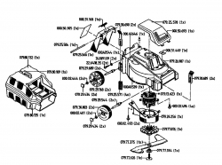 Ersatzteile Golf Elektromäher 240 HE Typ: 02822.02  (1994) Grundgerät
