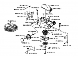 Ersatzteile Diana Elektromäher 32 EL Typ: 02823.03  (1994) Grundgerät