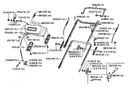 Ersatzteile Gutbrod Motormäher mit Antrieb HB 48 REL Typ: 02815.02  (1994) Holm