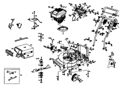 Ersatzteile Gutbrod Motormäher MH 454 SEB Typ: 04023.01  (1994) Grundgerät